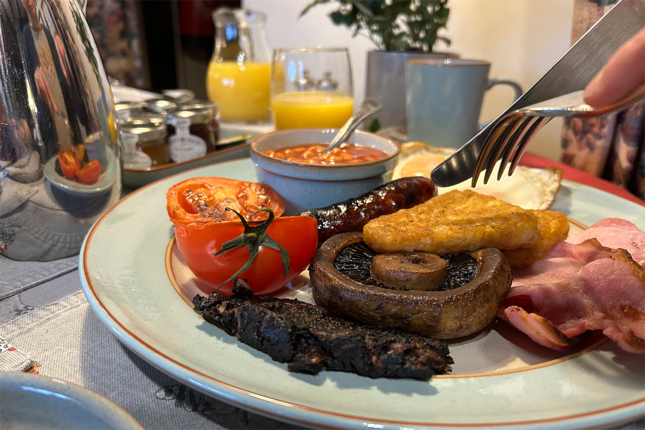 Dannah Farm -traditional breakfast